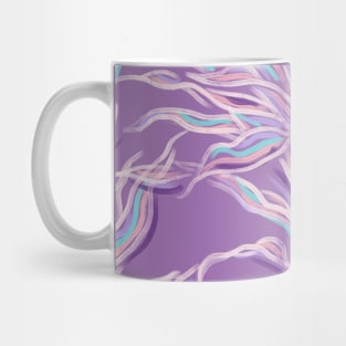 Lilac Funky Leaves Mug